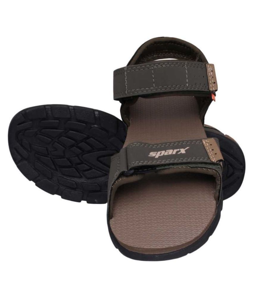 sparx green sandals