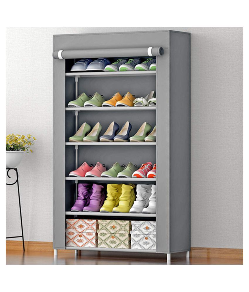 6 Layer Multipurpose Portable Folding Shoes Rack Shoes Shelf Shoes Cabinet With Wardrobe Cover Easy Installation Stand For Shoes Shoes Rack Buy 6 Layer Multipurpose Portable Folding Shoes Rack Shoes Shelf Shoes Cabinet With Wardrobe Cover