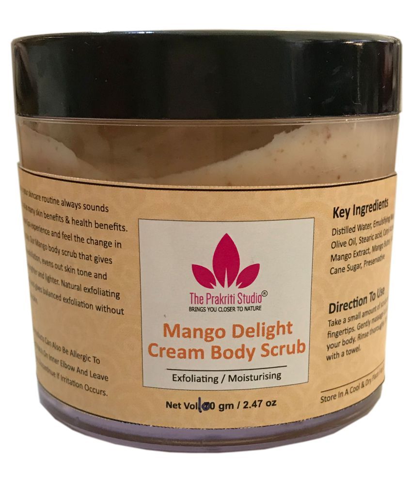 The Prakriti Studio Body Scrub Cream 100 g Buy The Prakriti Studio