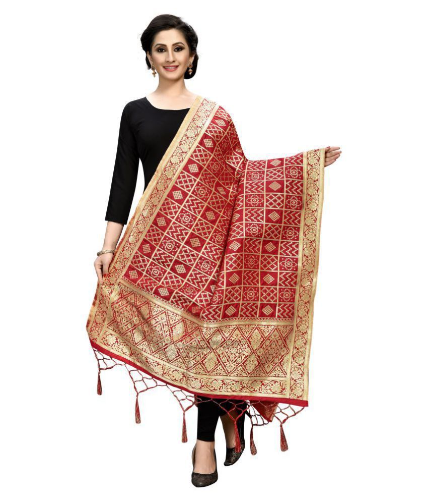 jacquard shirt and dupatta