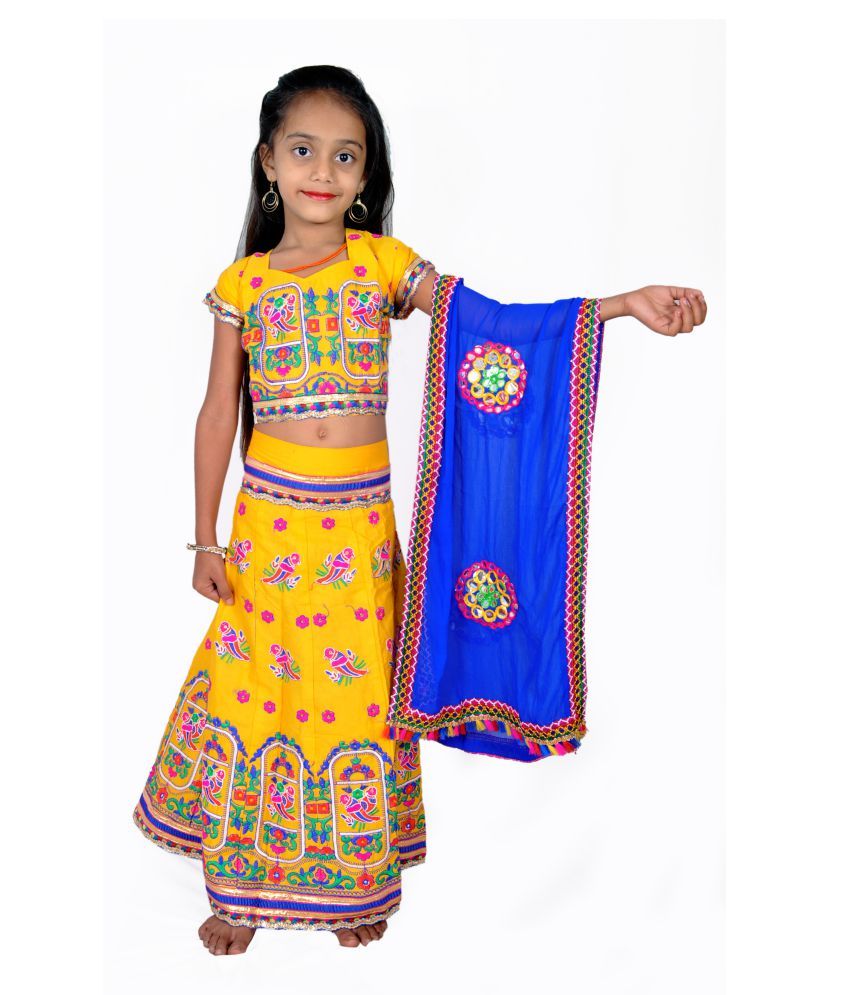 baby girl chaniya choli blouse design