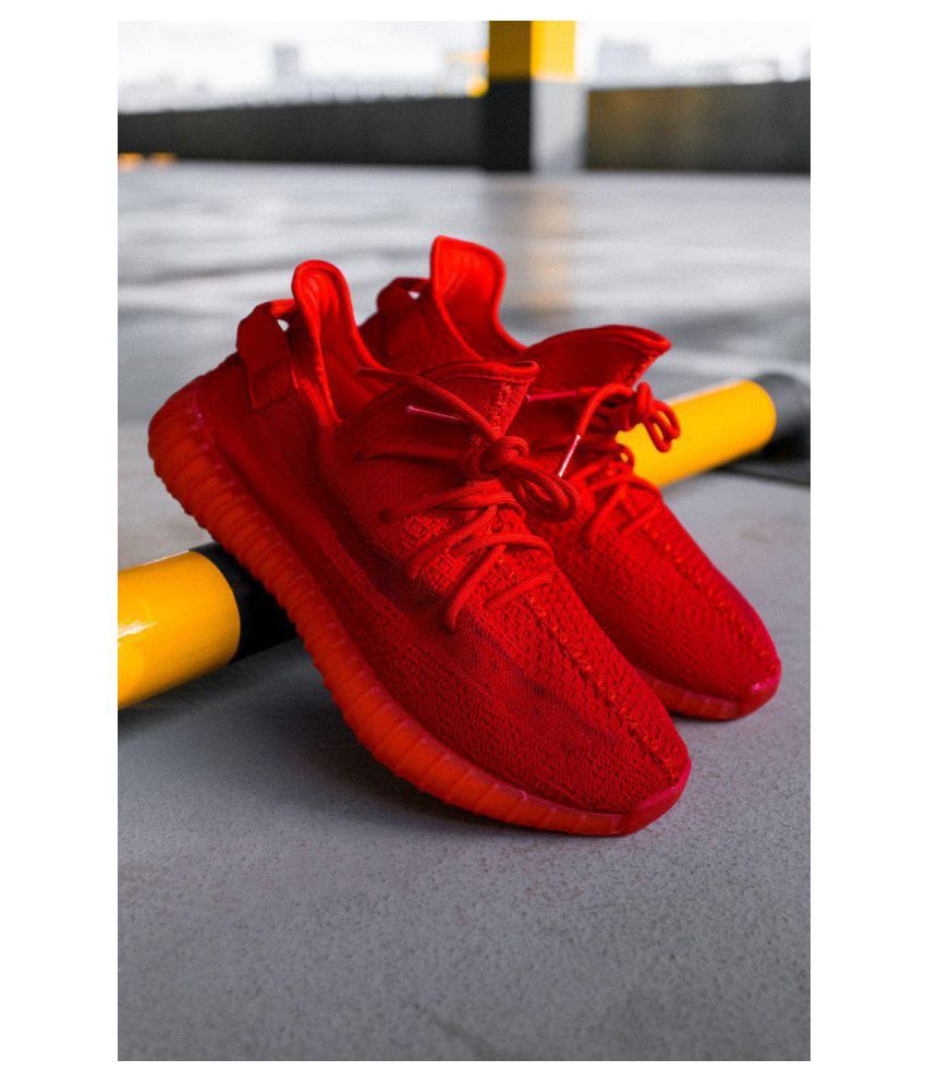 Adidas Yeezy Boost V2 Running Shoes Red: Buy Online at Best Price on Snapdeal