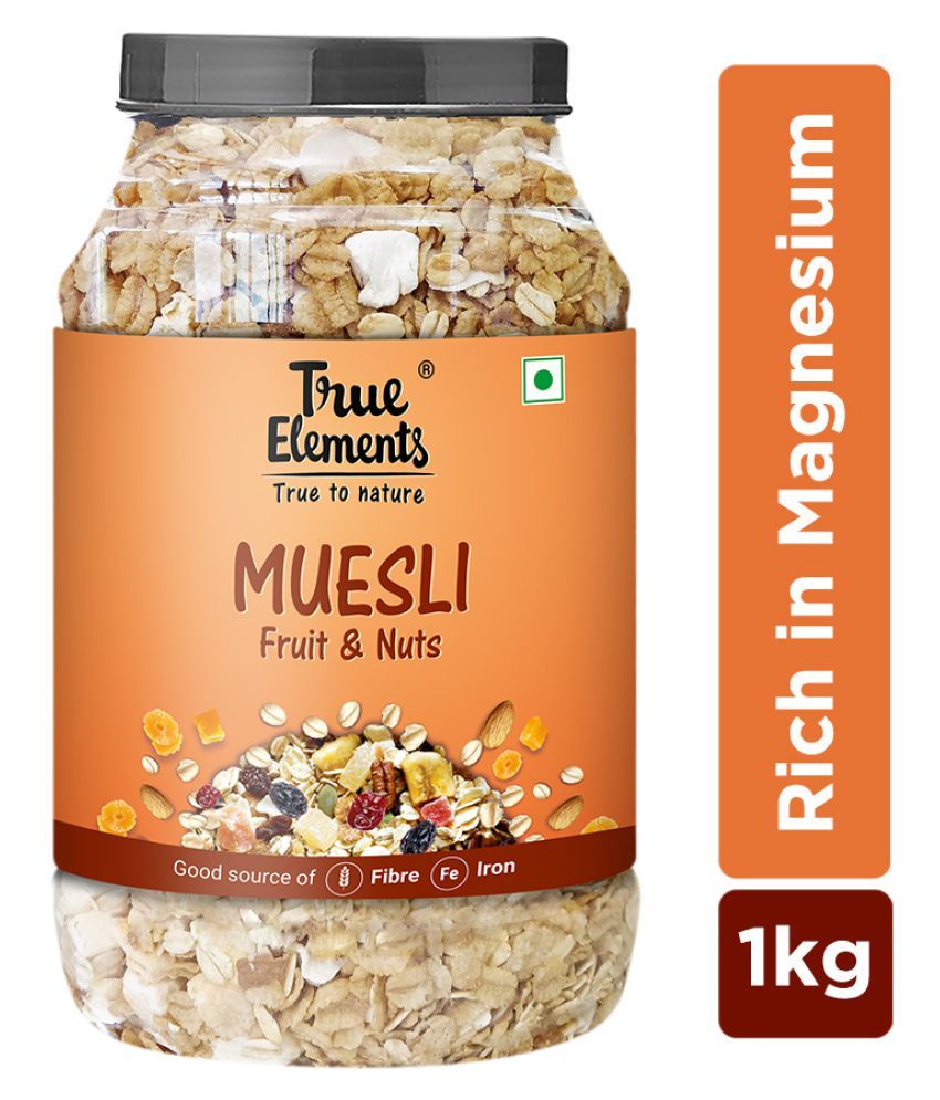 True Elements Fruit & Nut Muesli 1000 gm Buy True Elements Fruit & Nut