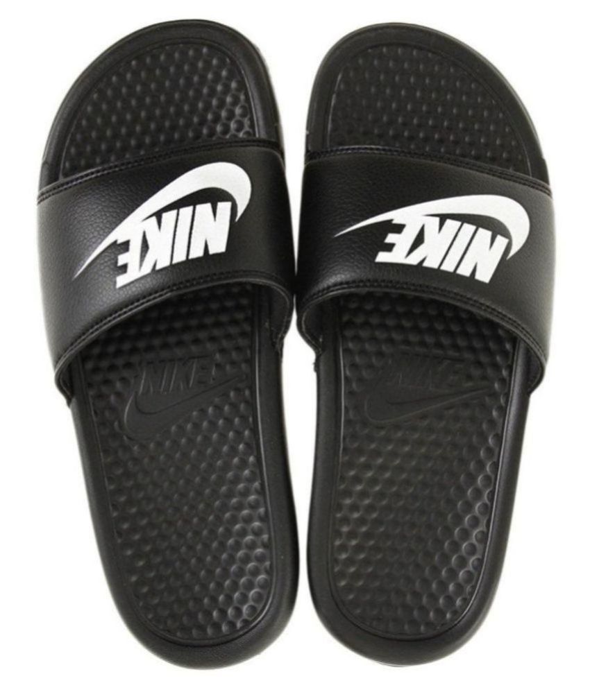 nike black flip flop