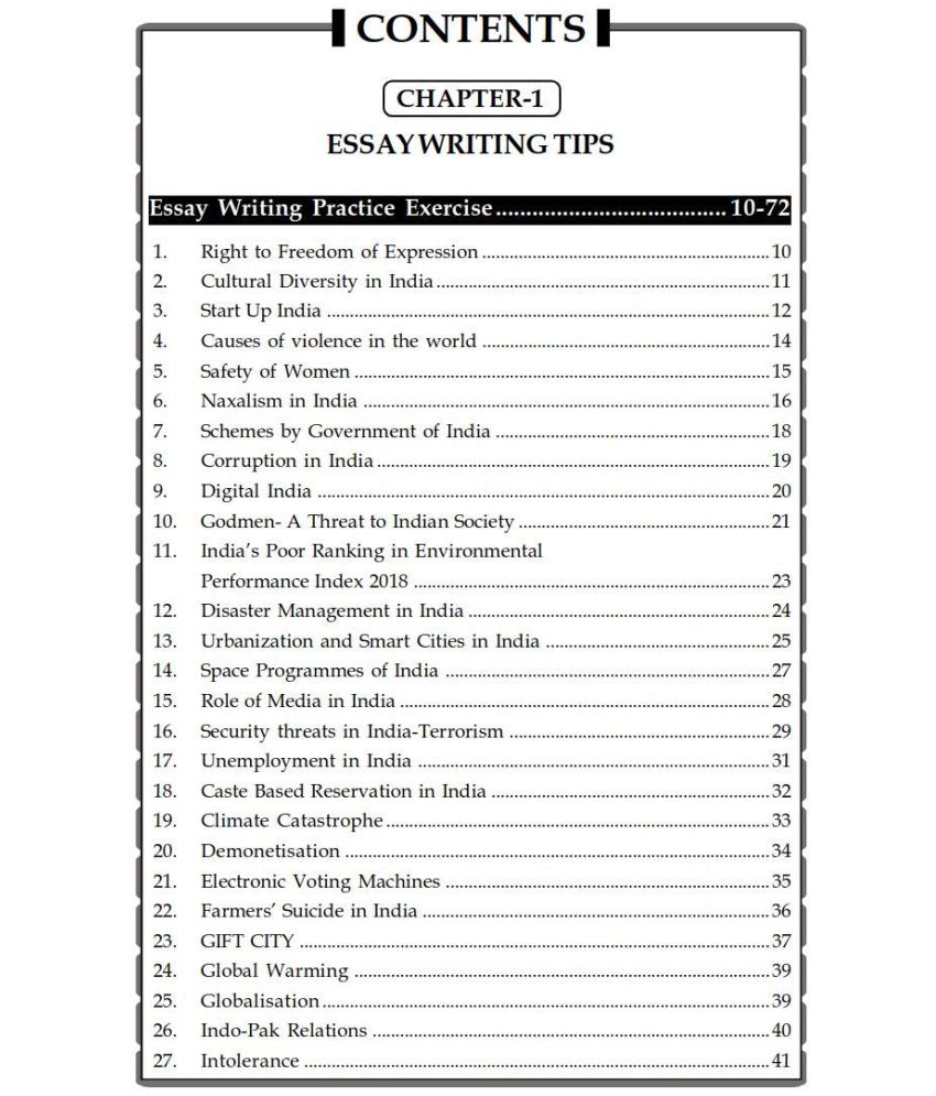 essay writing book for ssc