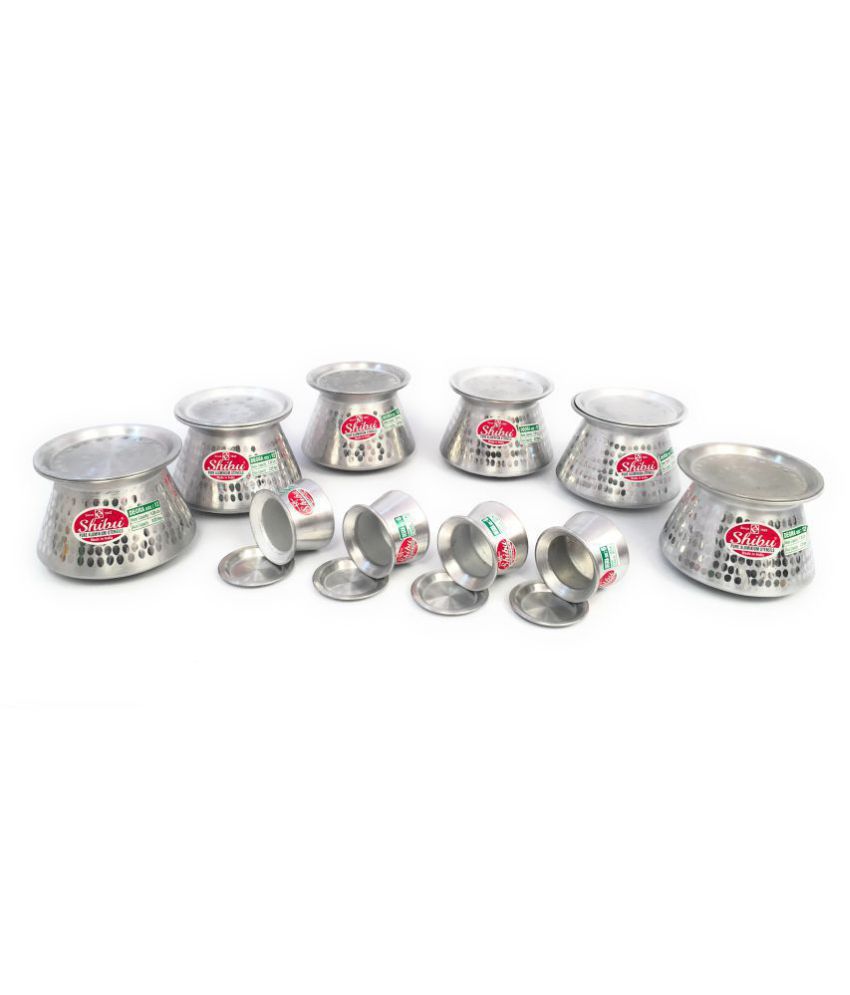 Shibu Small Handi Set 6 Pcs 1 5 L With Free Miniature Handi 4 Pcs 0ml Each Buy Online At Best Price In India Snapdeal