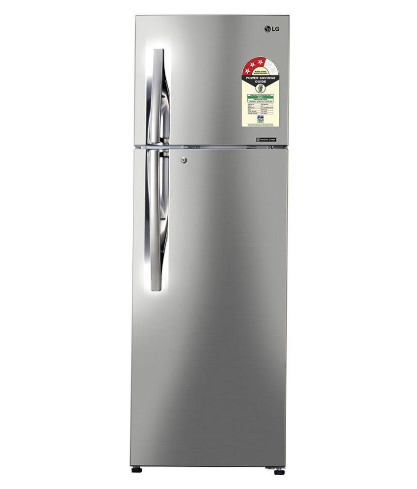 Lg 335 Ltr 3 Star C372rpzu Double Door Refrigerator Steel Price