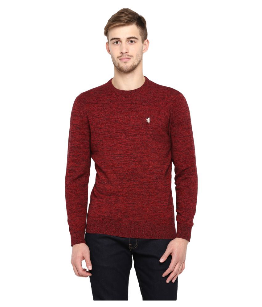 red tape sweater