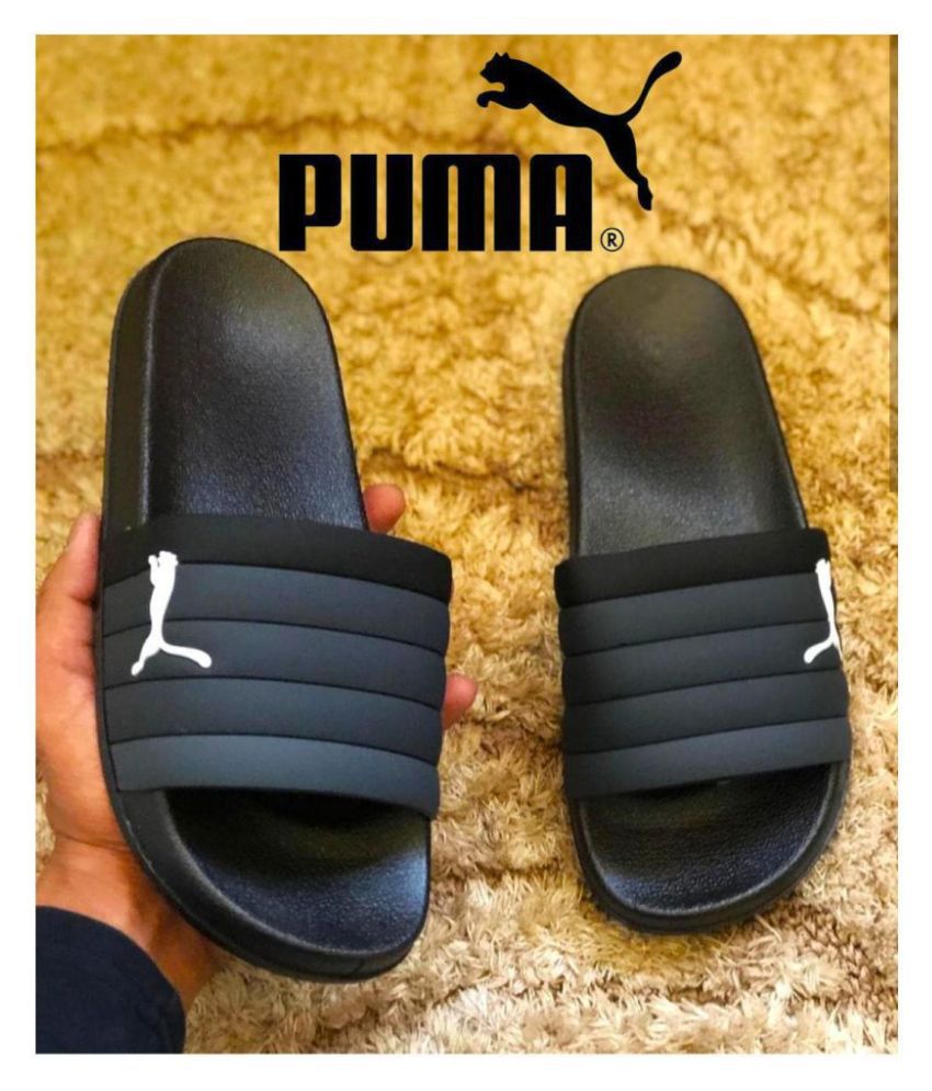 puma black slide flip flop - 62% OFF 