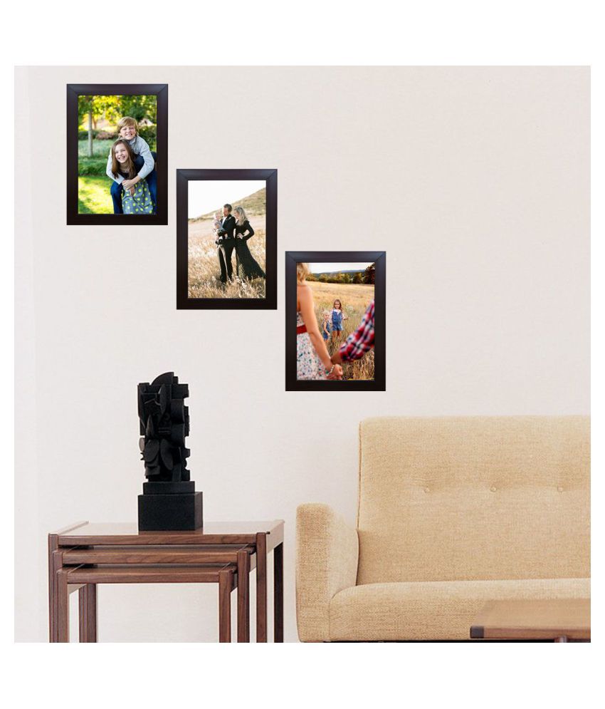 Trends on Wall Acrylic Brown Photo Frame Sets - Pack of 3