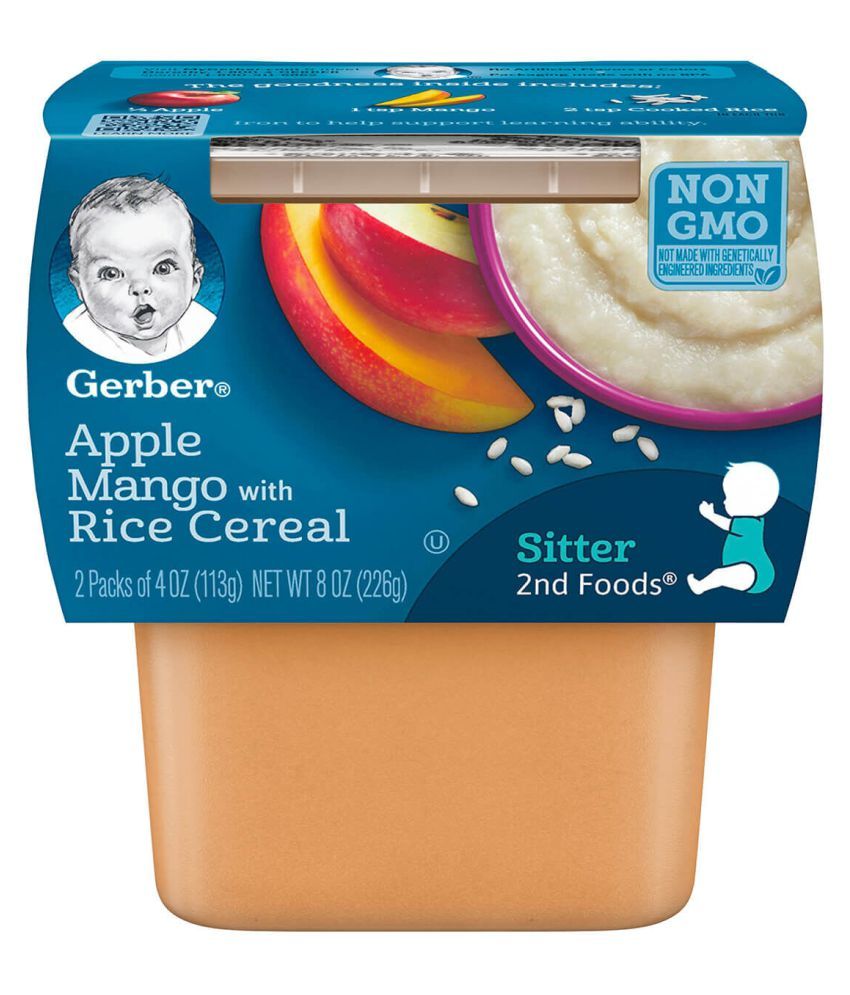 gerber apple mango rice cereal