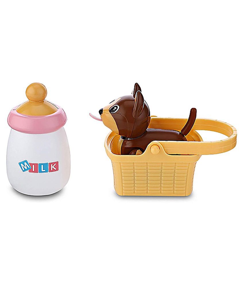Webby Baby Pet Sucking Milk Educational Feeding Toy, Assorted