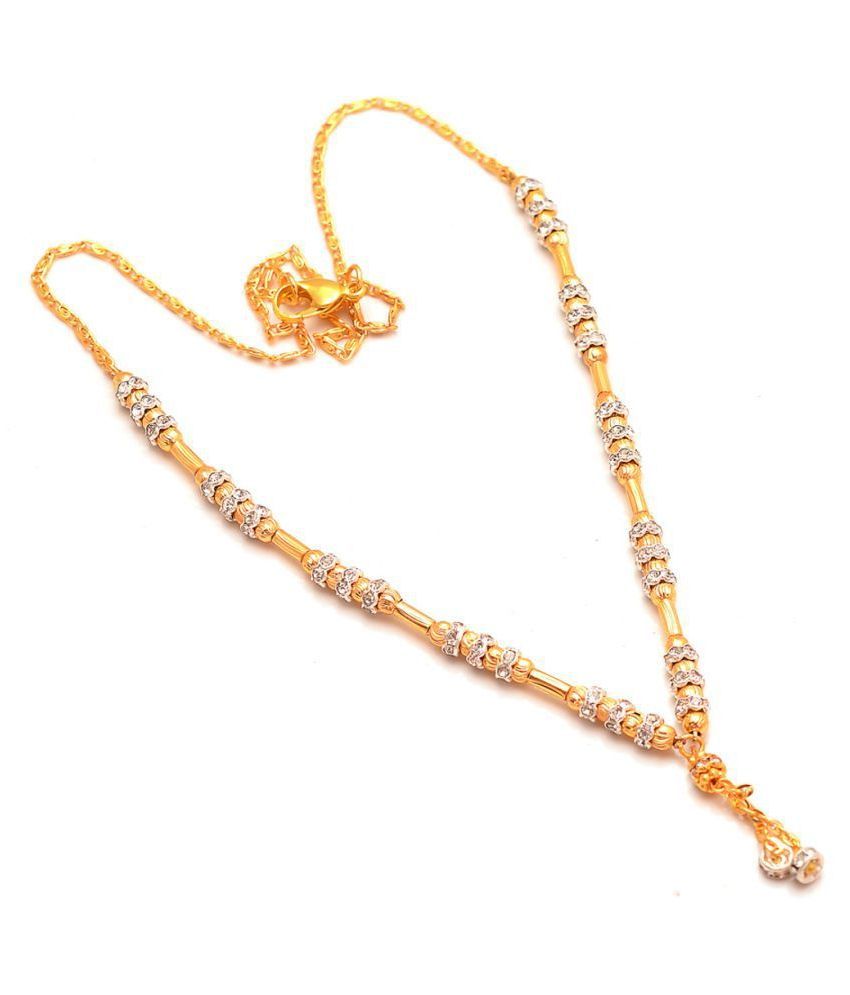     			Jewar Mandi - Gold Plated Chain ( Pack of 1 )