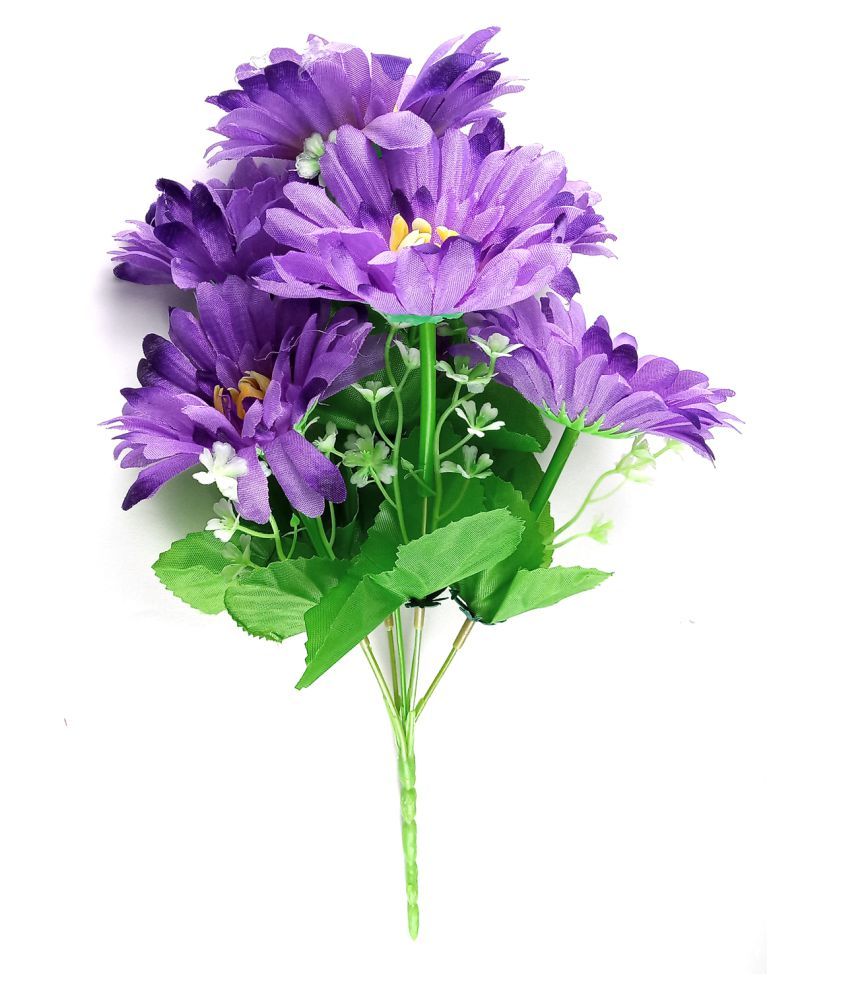 ALRAZA Gerbera Purple Artificial Flowers - Pack of 1: Buy ALRAZA ...