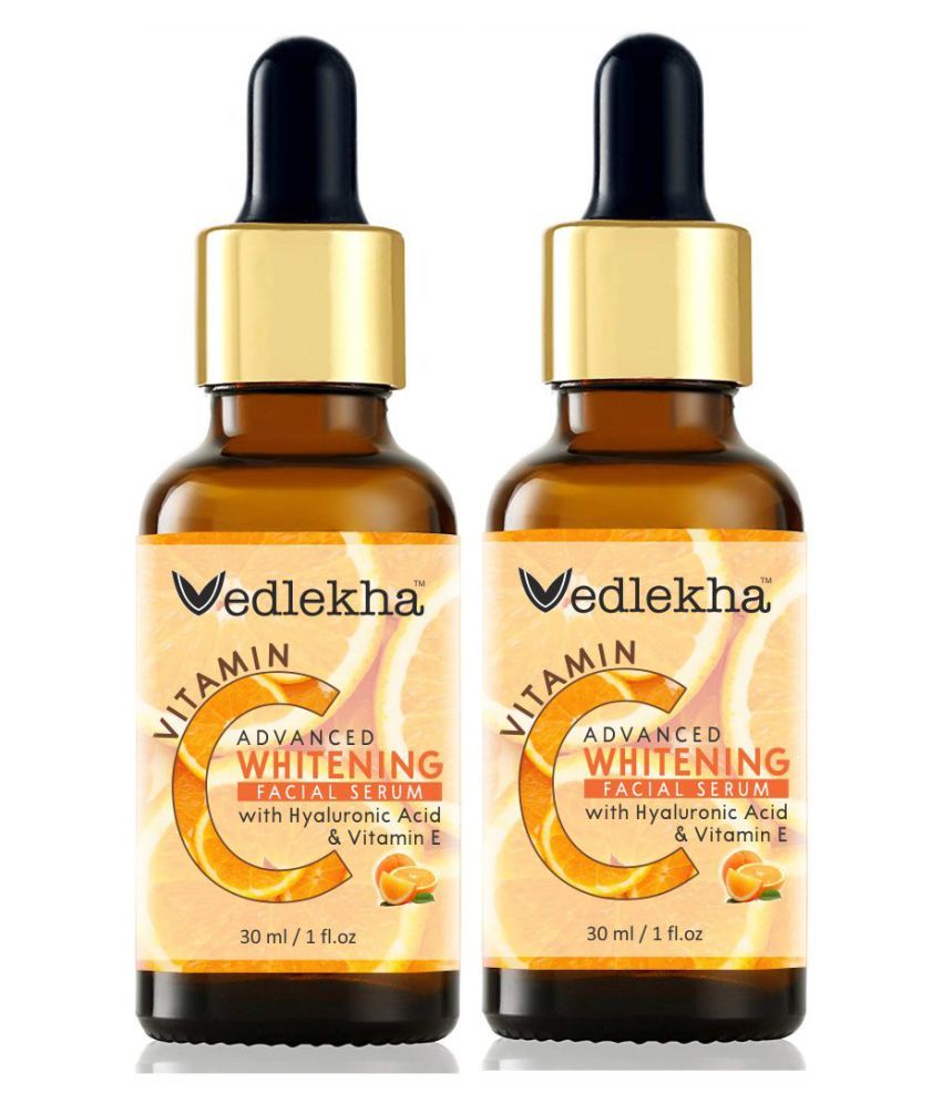     			Vedlekha Vitamin C Serum - Skin Whitening & Anti Ageing Face Serum 60 mL Pack of 2