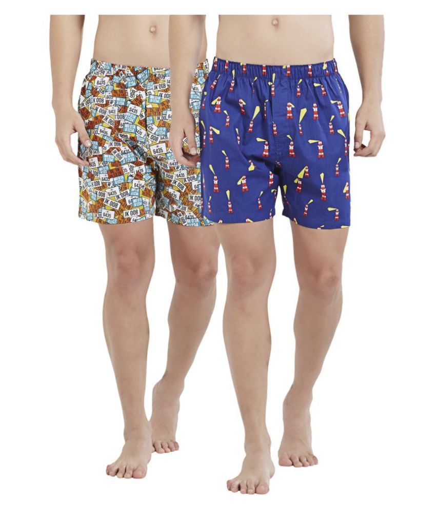     			XYXX Pack of 2 Cotton Men's Boxer- ( Multi )