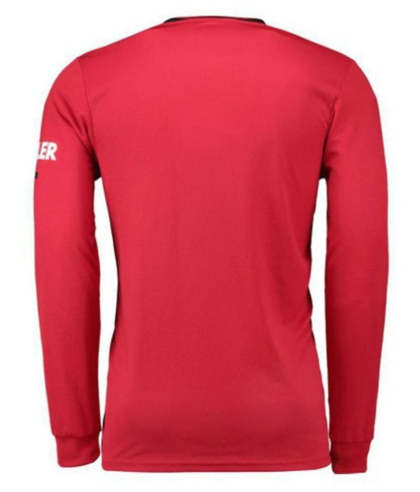 manchester united long sleeve training top