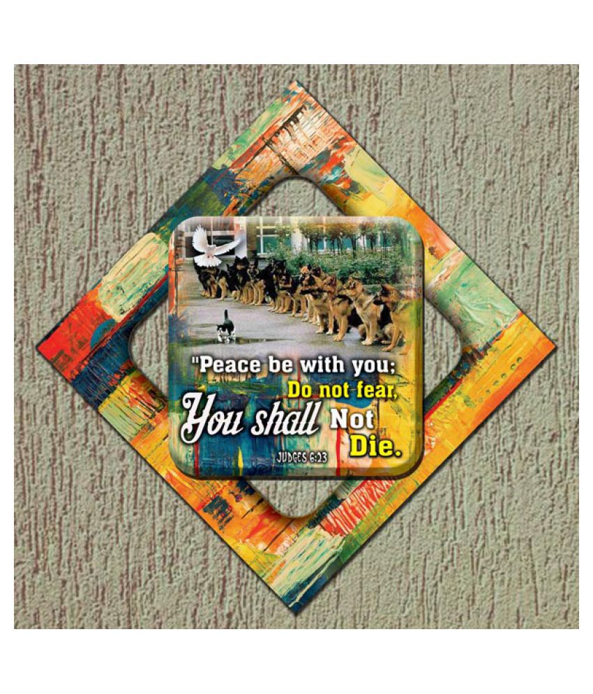     			prarthanagifts MDF Wall Hanging Multicolour Single Photo Frame - Pack of 1