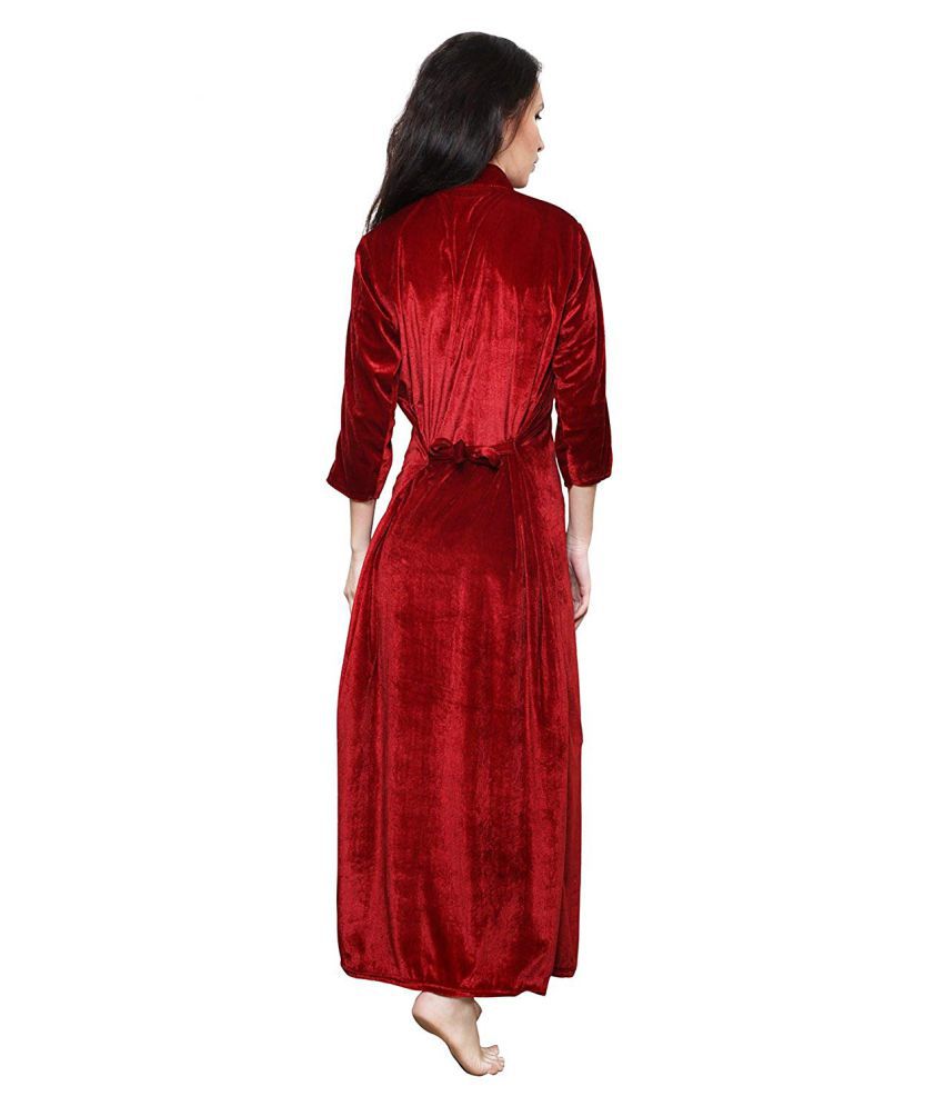Buy Gospel Velvet Night Dress - Multi Color Online at Best Prices in ...