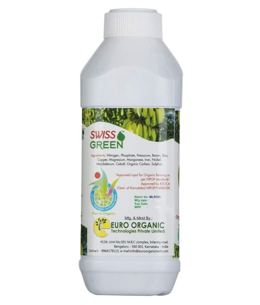 SWISS GREEN Organic Plant Growth Promoter For Banana Plants Organic
