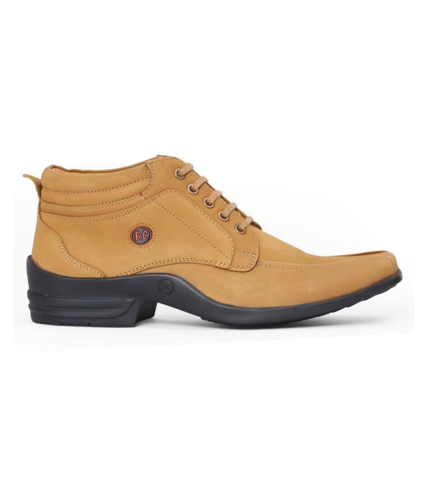 red chief long boot shoes