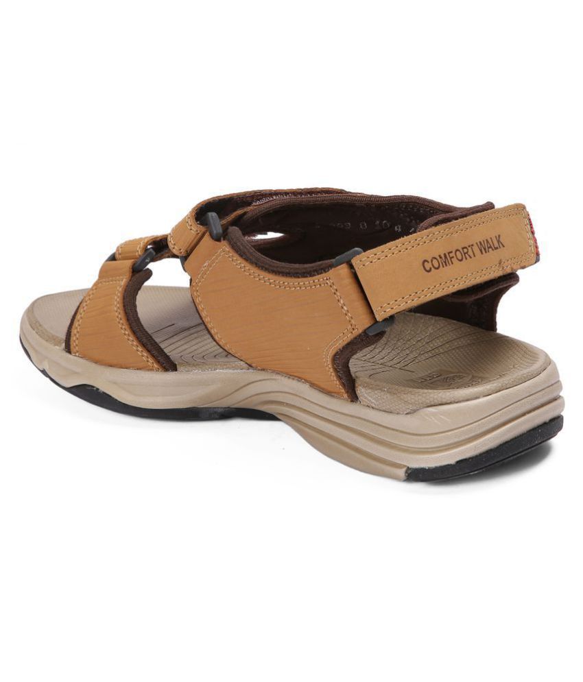 Red Chief Rust Leather Sandals Price in 