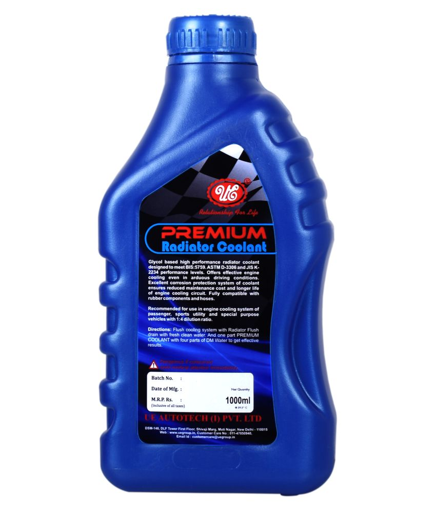 UE Premium Car Care Radiator Coolant Concentrate 1 Liter (Red) Car