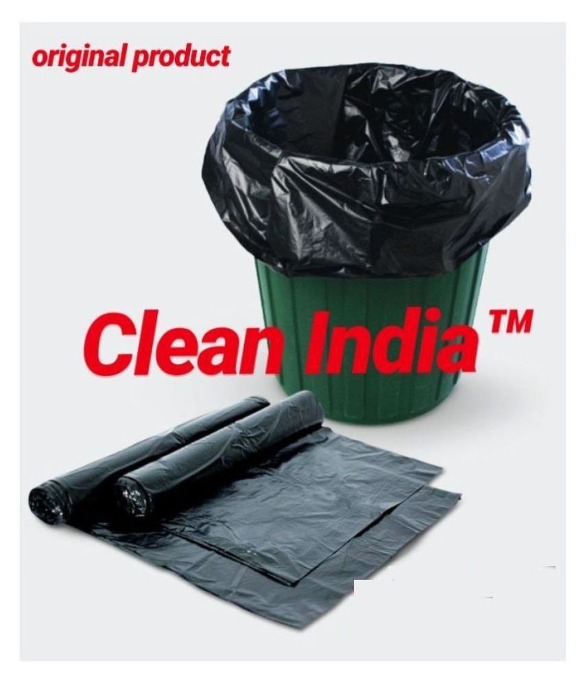     			Vittamix 30 pcs Medium Garbage Bags 19X21 Black Medium Disposable Garbage Trash Waste Dustbin Kitchen Bags & Covers