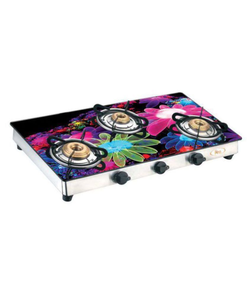 Apex Designer (R3) 3 Burner Manual Gas Stove Price in India Buy Apex