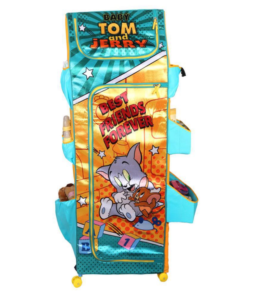     			Tom & Jerry Fun Closet 4 Shelves, Kids Folding Wardrobe - Together