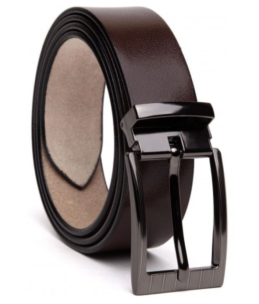     			RUNSI INTERNATIONAL Brown Leather Formal Belt