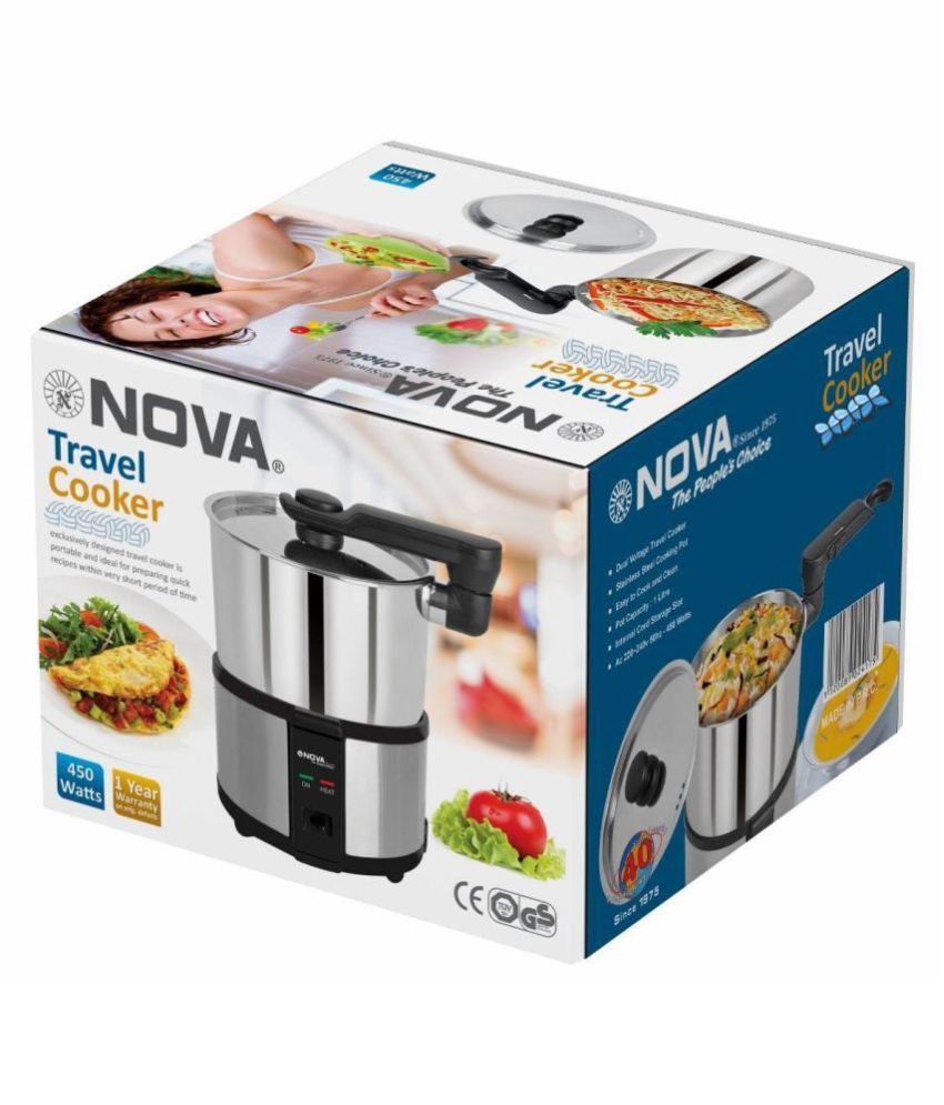 NOVA TC1555 Travel 1.3 Ltr Electric Cooker Price in India Buy NOVA