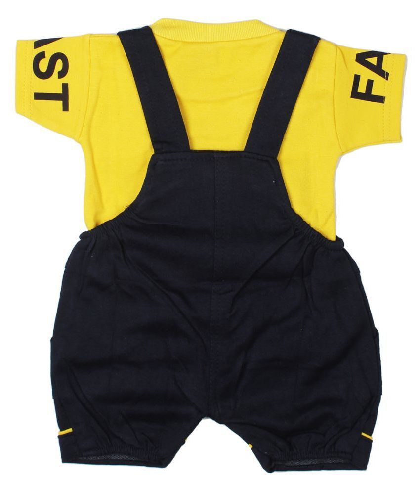 Unisex Baby Boy Girl Dungaree Set with T Shirt(FastRun) Buy Unisex
