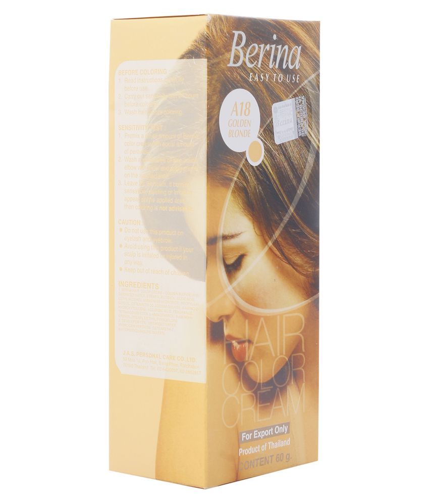     			Berina Golden Blonde  Semi Permanent Hair Color Golden Blonde 60 g