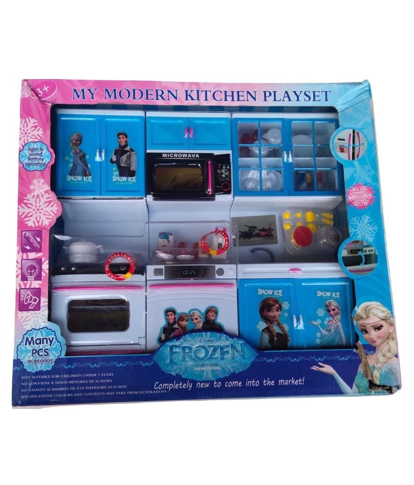 frozen modern kitchen set