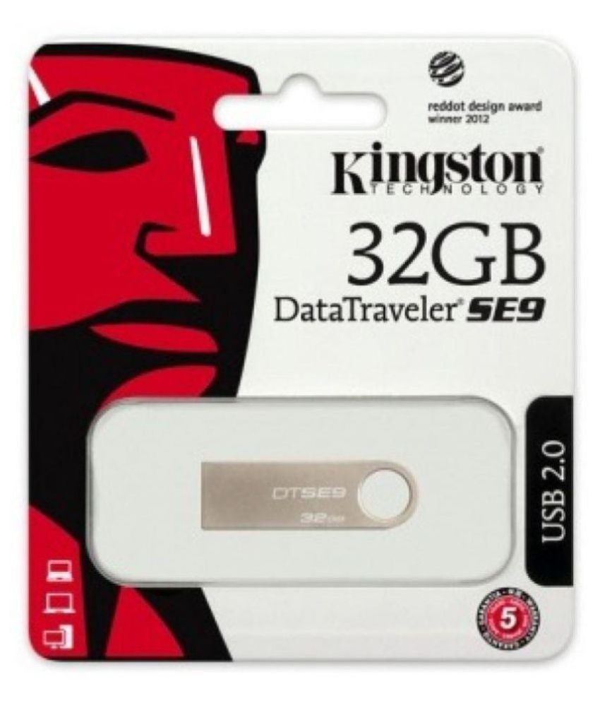 Kingston SE9 32GB USB 2.0 Utility Pendrive Pack of 1 - Buy Kingston SE9 ...