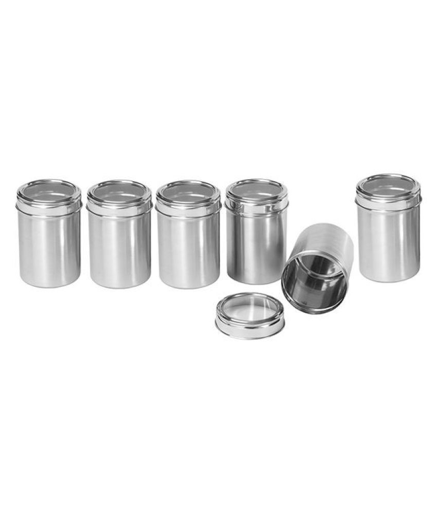     			Dynore See through 750ml Steel Food Container Set of 6 750 mL
