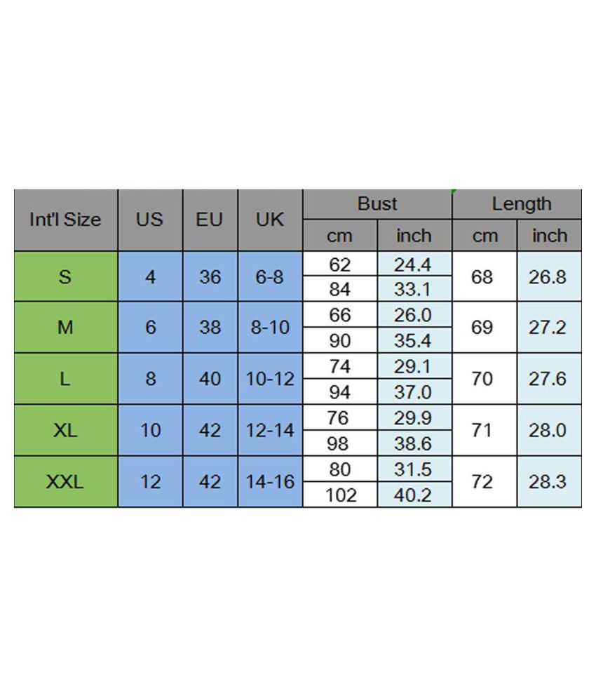 gents shirt size chart