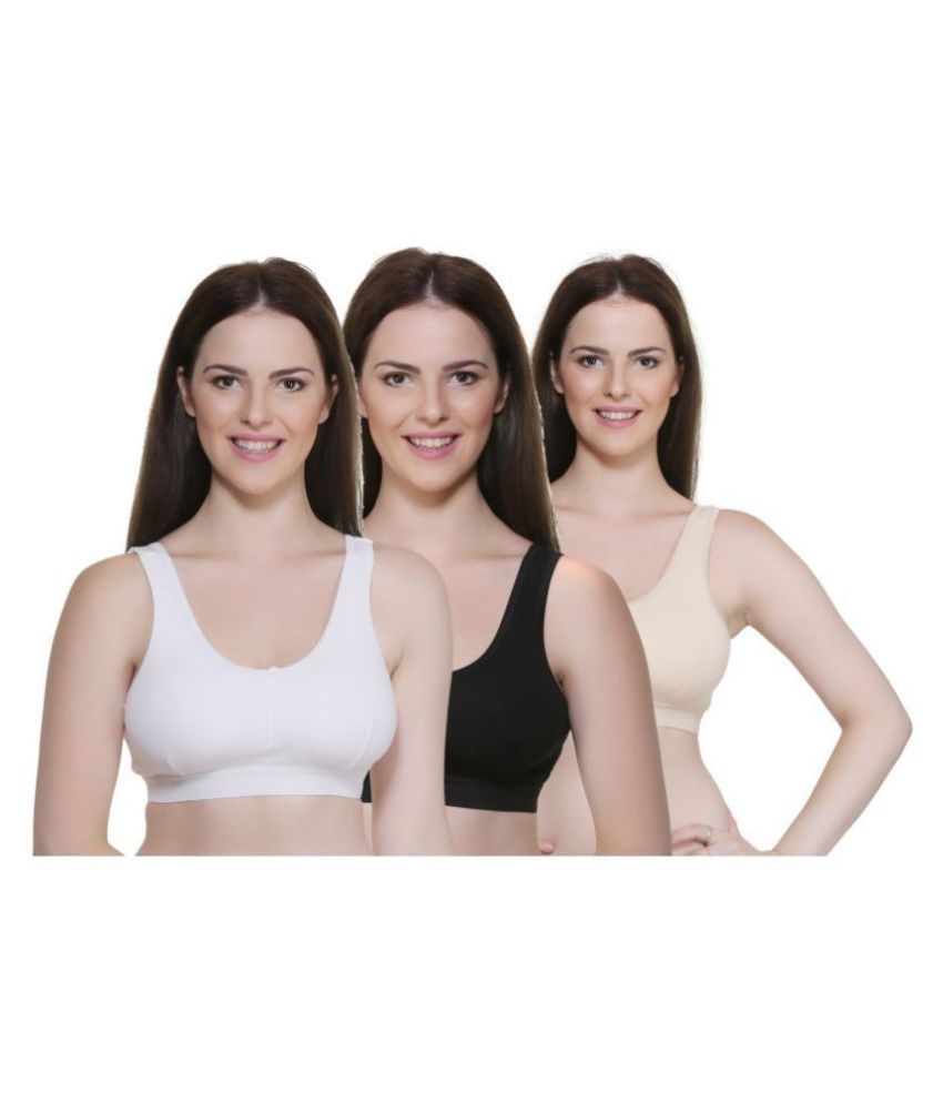     			TCG Cotton Lycra Air Bra - Multi Color