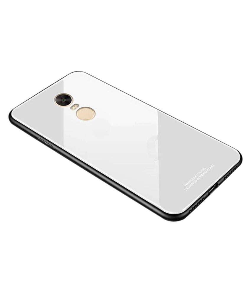 Xiaomi Redmi Note 4 Mirror Back Covers Designer Hub white