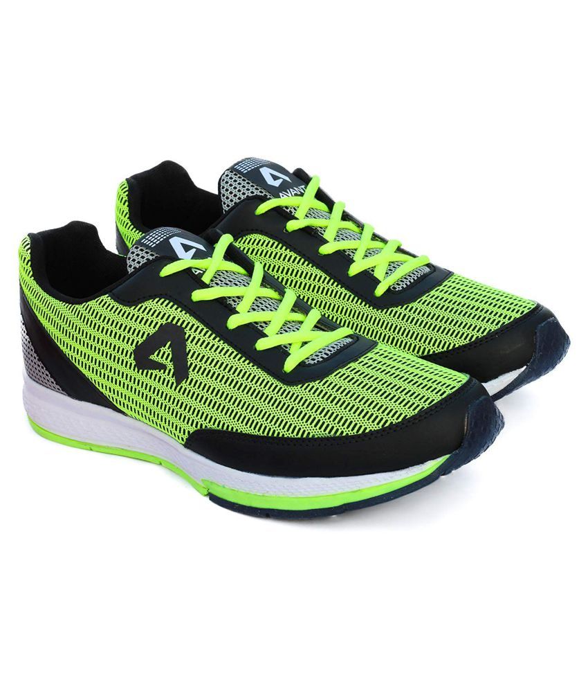 green workout shoes