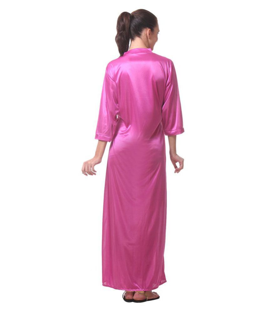 Buy Affair Satin Nighty & Night Gowns - Pink Online at Best Price in ...