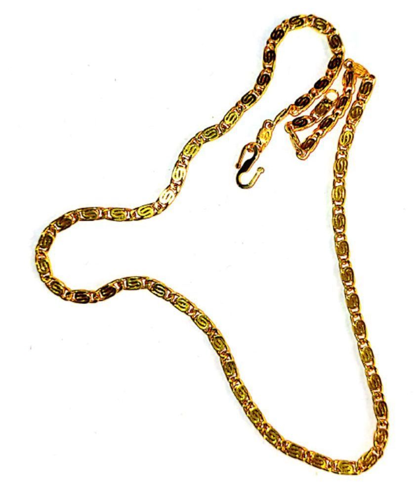 Jalebi Chain 24 kt Gold Plated Chains 
