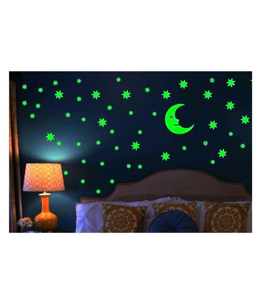 Aarcode Radium Star Glow In The Dark Sticker 25 X 22 Cms Buy