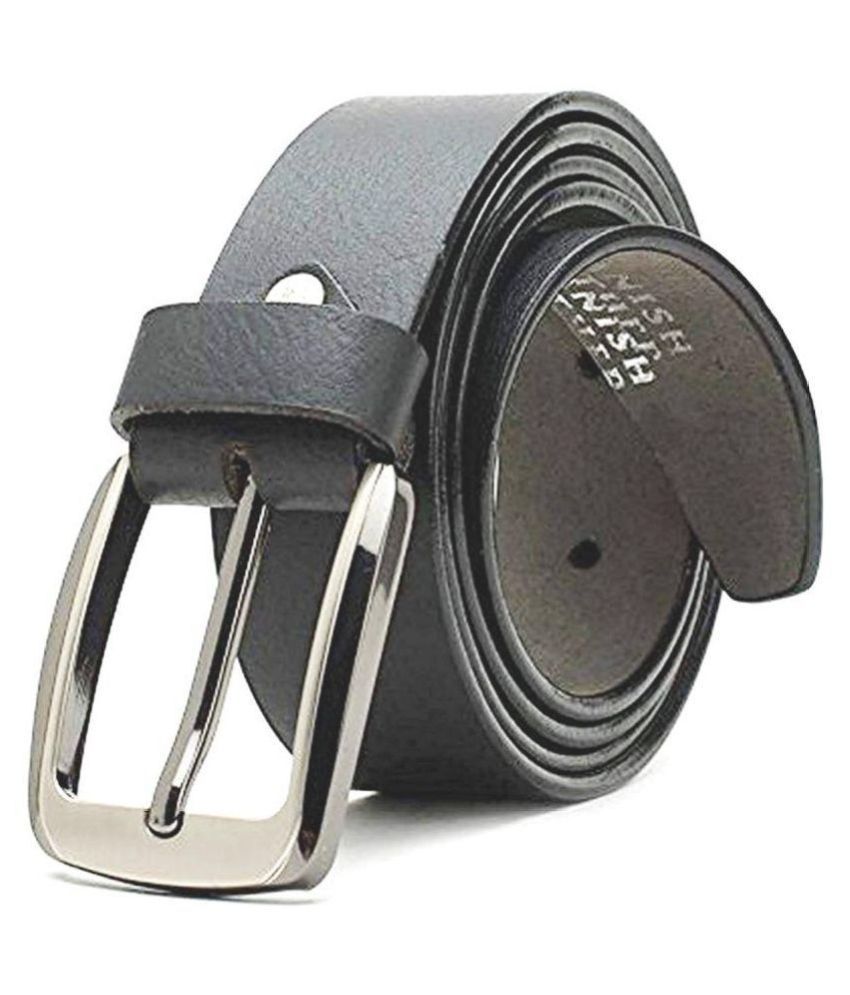Ryka Black Leather Formal Belt