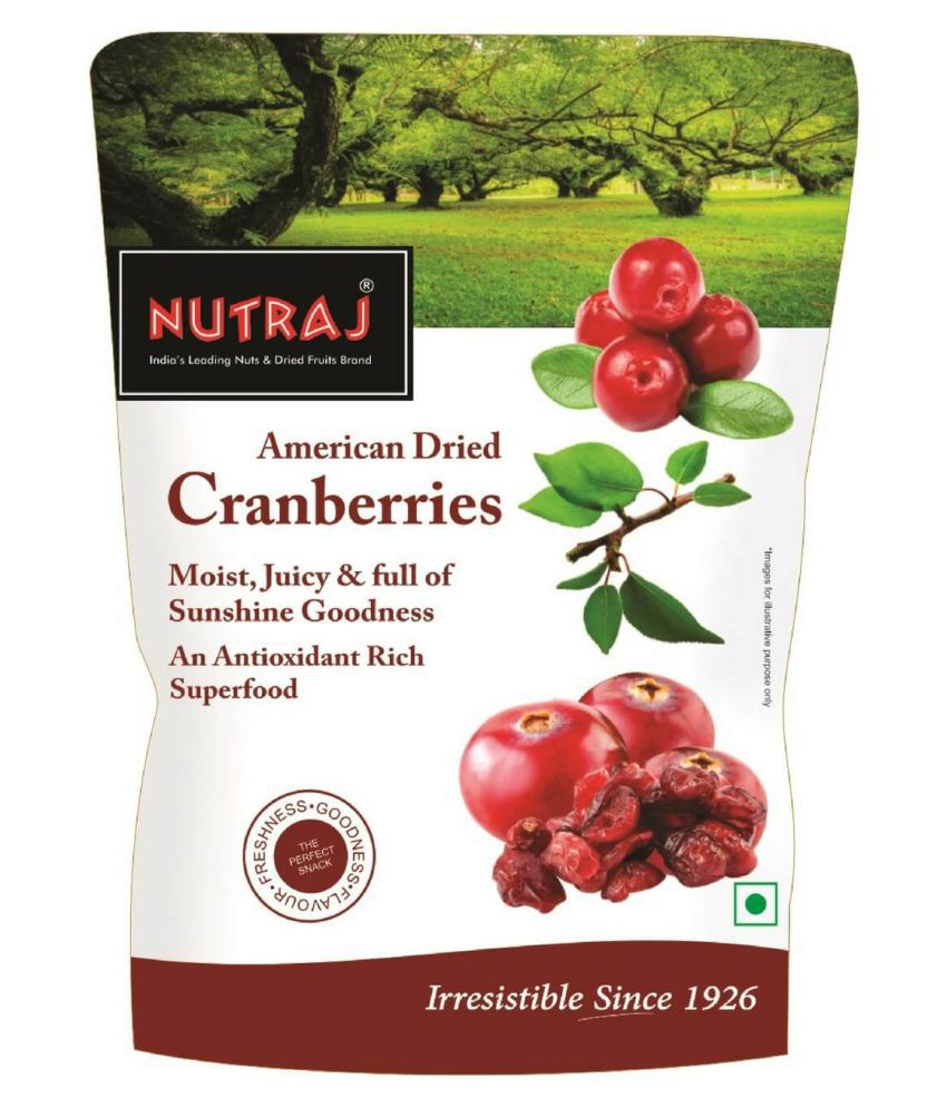     			Nutraj Dried Cranberries Sliced, 180 g