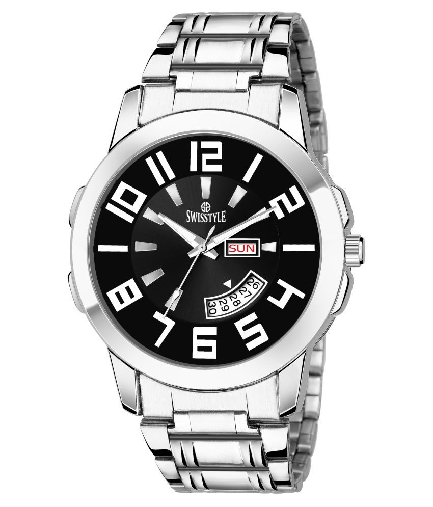     			Swisstyle - Silver Stainless Steel Analog Men's Watch