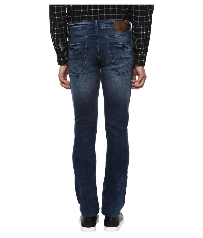 dark blue slim jeans