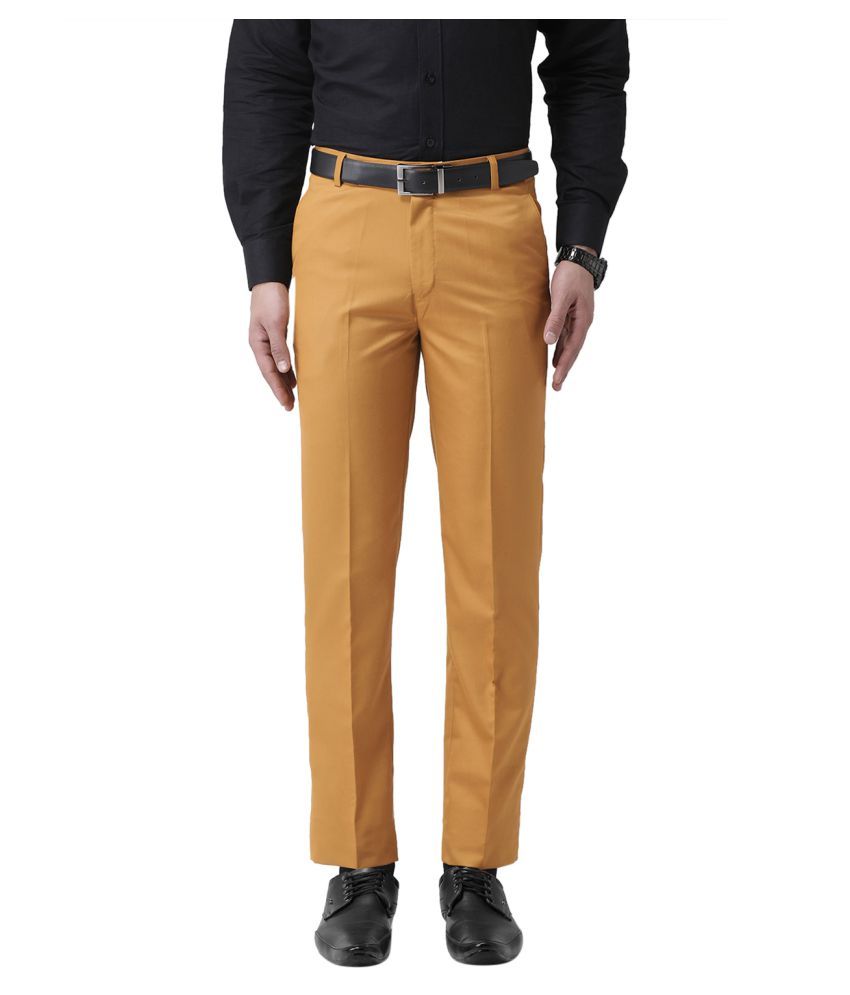     			Hangup Yellow Regular -Fit Trousers