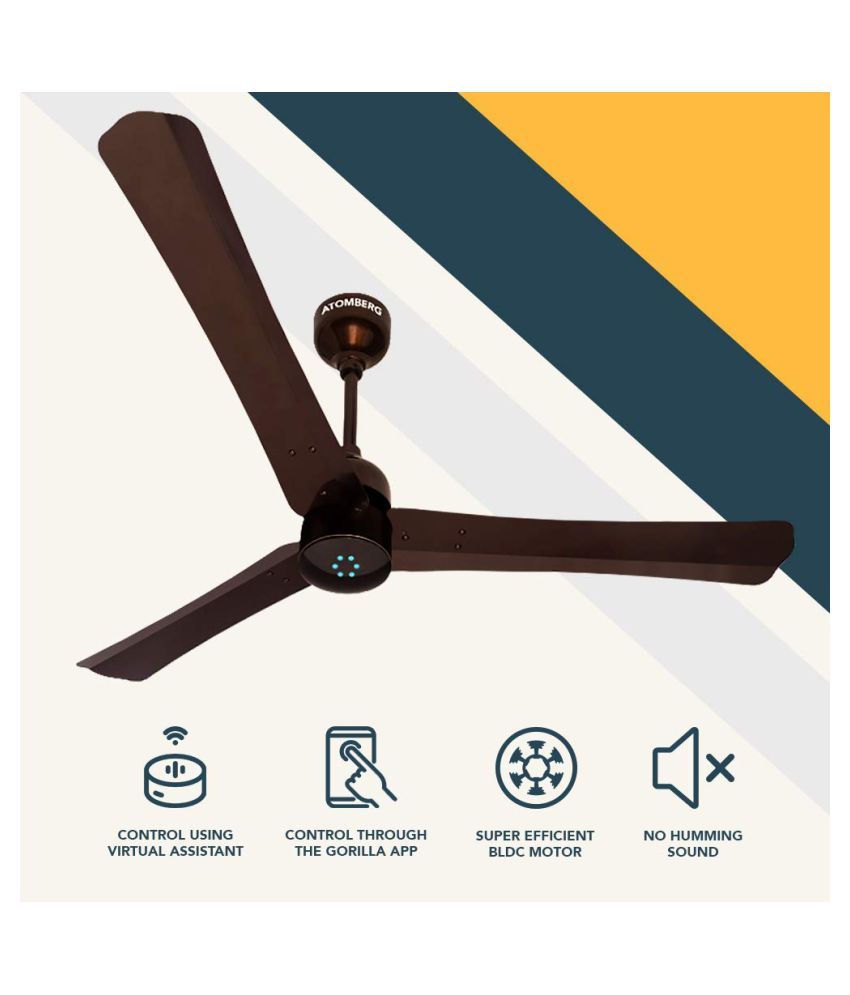 Atomberg Technologies 1200 Gorrss1200eb Ceiling Fan Earth Brown